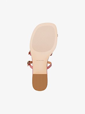 Sandales plates en cuir Kya