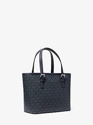 Jet Set Travel Extra-Small Logo Top-Zip Tote Bag