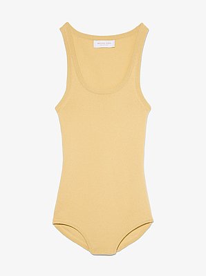 Stretch Cashmere Blend Bodysuit