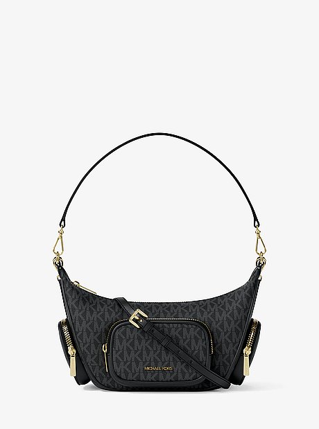 Merritt Small Signature Logo Convertible Shoulder Bag
