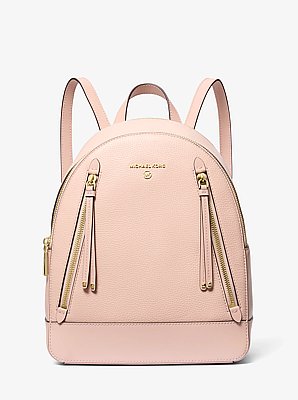 Brooklyn Medium Pebbled Leather Backpack