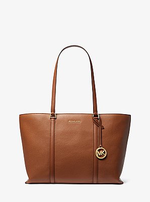 Shopper Temple Large aus gekrispeltem Leder