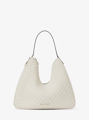Sac &agrave; &eacute;paule Nayla de taille moyenne &agrave; logo Signature