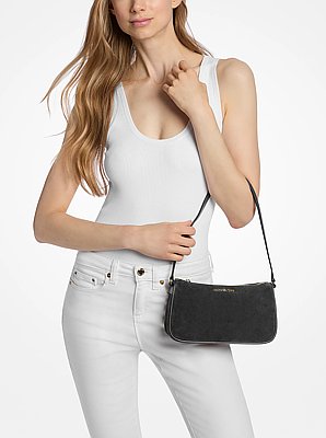 Jet Set Medium Suede Pochette