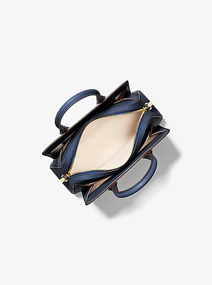 Henkeltasche Laila Small aus gekrispeltem Leder