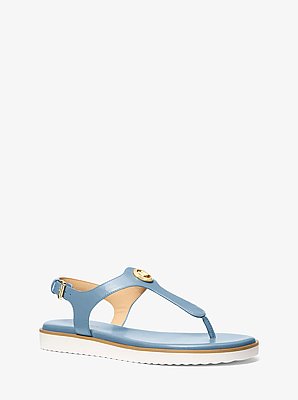 Val Leather Thong Sandal