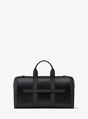 Bolso de viaje Cooper de piel granulada con logotipo exclusivo