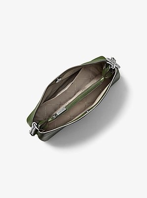 Petit sac &agrave; bandouli&egrave;re Christina en cuir grain&eacute;