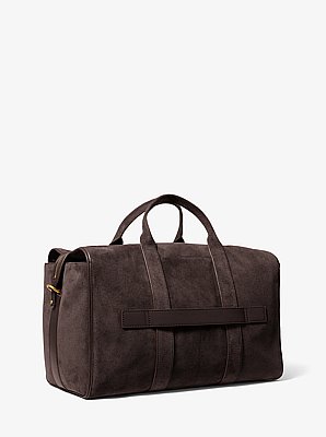 Nicholas Medium Suede Slouch Duffel Bag