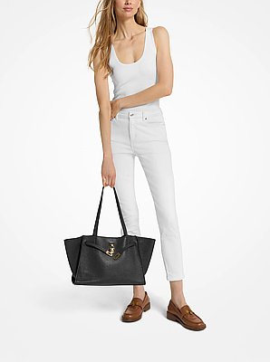 Hamilton Moderne Large Leather Tote Bag