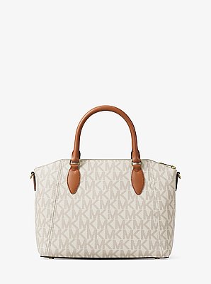 Sienna Medium SIgnature Logo Satchel