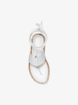 Sandalia Jagger de piel con cordones
