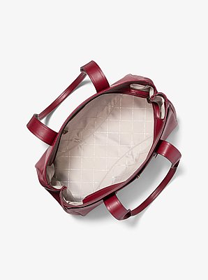 Bolso tote Foster grande de piel granulada