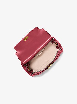 Hamilton Moderne Extra-Small Textured Leather Slouchy Crossbody Bag