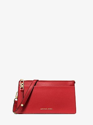 Empire Large Leather Convertible Crossbody Bag