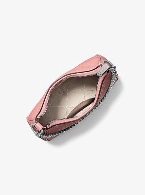 Bandolera Jet Set Travel peque&ntilde;a convertible de piel granulada