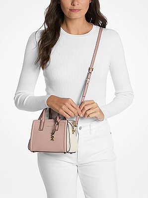 Laila Extra-Small Pebbled Leather Crossbody Bag