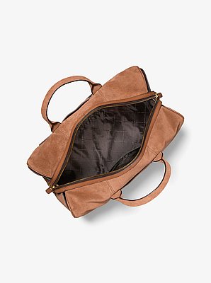 Nicholas Medium Suede Slouch Duffel Bag