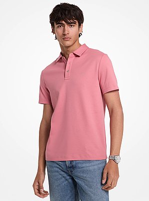 Embroidered Logo Cotton Polo Shirt