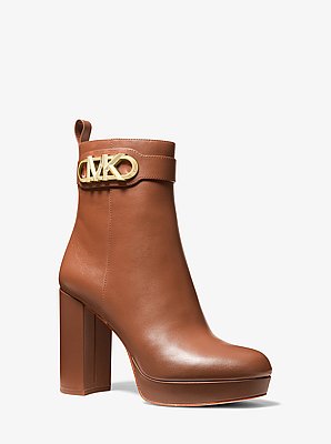 Bota Parker de piel con plataforma