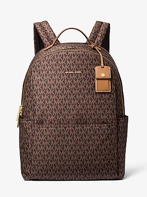 Sable Large Printed Signature Logo Backpack