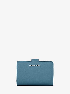 Portefeuille de taille moyenne en cuir Saffiano