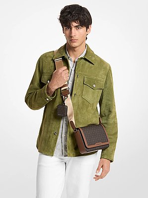 Hudson Mini Signature Logo Crossbody Bag With Airpod Case for Apple Airpods Pro&reg;