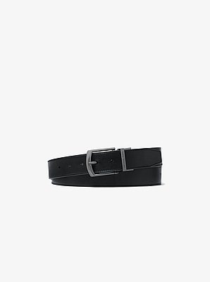 Signature Logo Billfold Wallet and Belt Gift Set