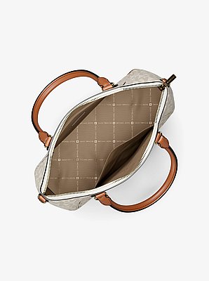 Sienna Medium SIgnature Logo Satchel