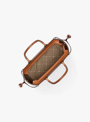 Bandolera Voyager extrapeque&ntilde;a convertible de piel saffiano