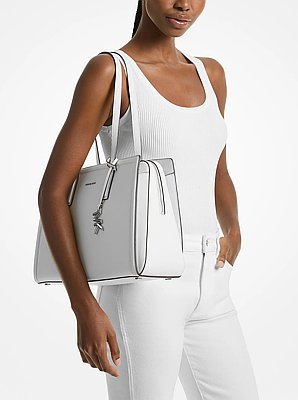 Bolso tote Laila mediano de piel granulada
