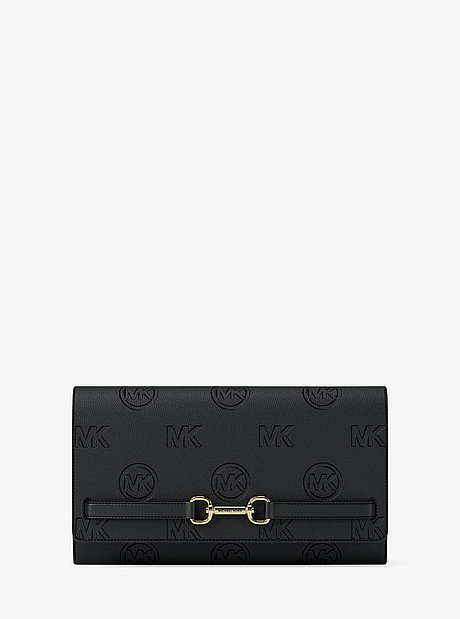 Carson Large Logo Debossed Wallet