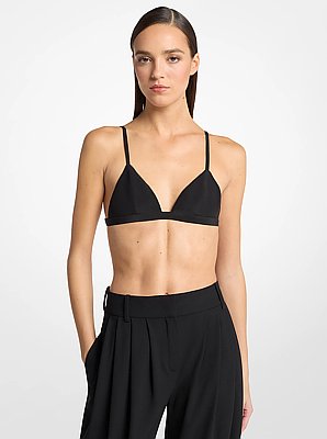 Silk Crepe De Chine Bra Top