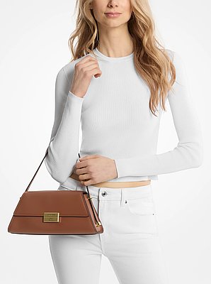 Ludlow Medium Leather Shoulder Bag