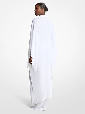 Linen Gauze Asymmetric Caftan