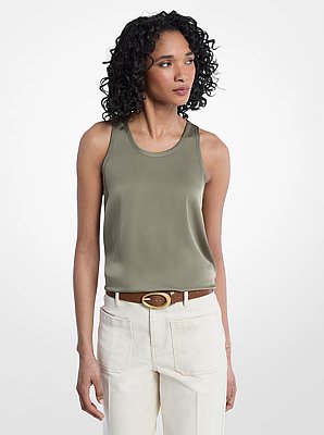 Satin Tank Top