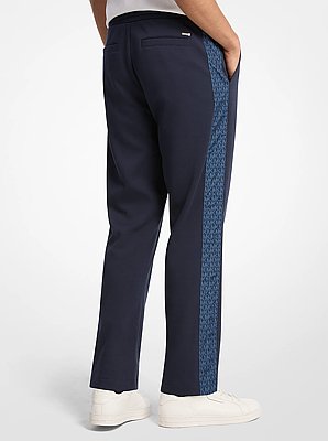 Pantalon de surv&ecirc;tement en m&eacute;lange de coton