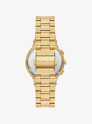 Oversized Billie Frosted Gold-Tone Watch