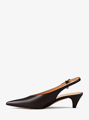 Tonya Leather Slingback Pump