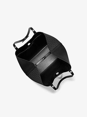 Bolso tote Avalon mediano con logotipo exclusivo y acabado liso