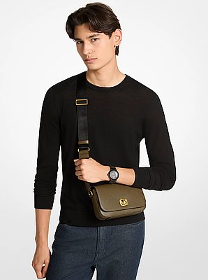Petit sac &agrave; bandouli&egrave;re Bryant en cuir