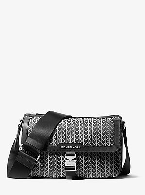 Messenger-Tasche Eli aus Jacquard mit MK2000-Logomuster