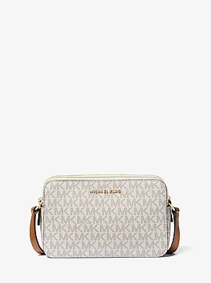 Jet Set Small Logo Double Zip Camera Bag