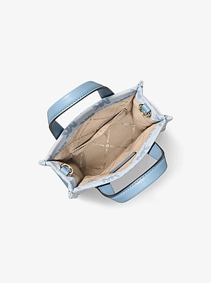 Gigi Extra-Small Logo Jacquard Crossbody Bag