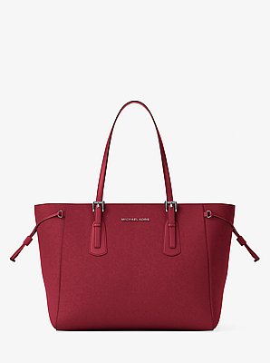 Grand sac fourre-tout Voyager en cuir Saffiano