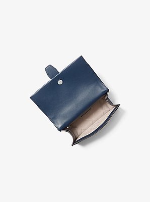 Greenwich Small Logo Jacquard Denim Crossbody Bag