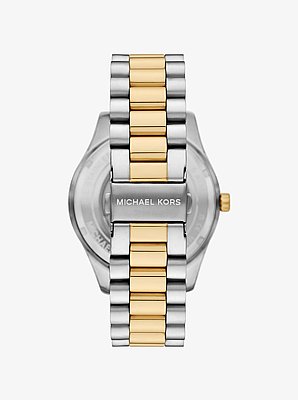 Oversized Lexington Two-Tone Watch