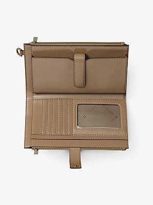 Jet Set Large Signature Logo Wristlet