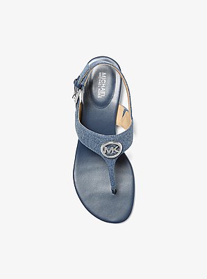 Hannah Denim Thong Sandal