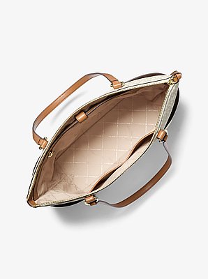 Bolso tote Sullivan grande con cremallera superior y logotipo